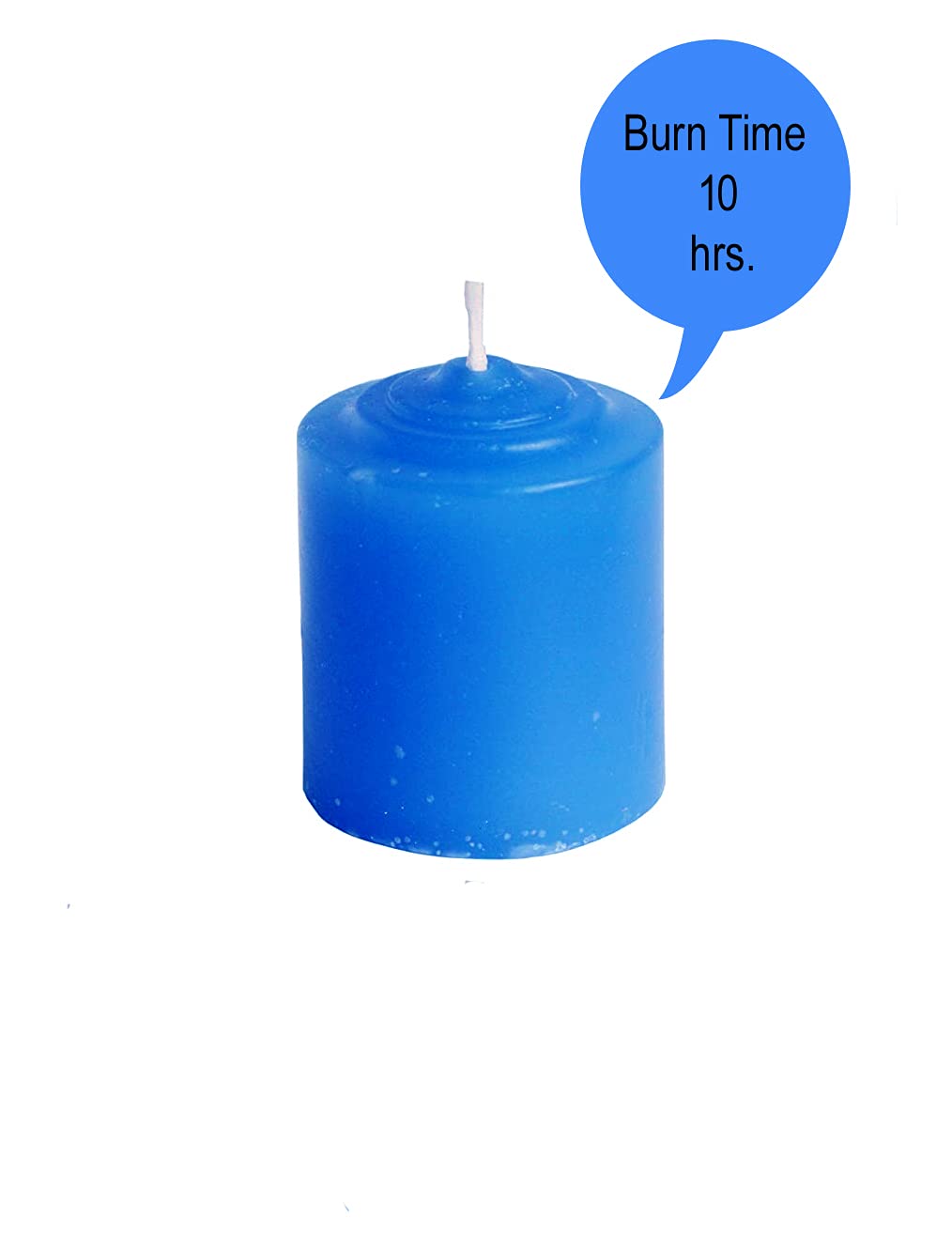 Pure Indian Candle Handpourd Forest Scented Blue Wax Votive Candle PIC2019VC002 (Pack of 4 Pcs.) Burn Time 10 Hrs.